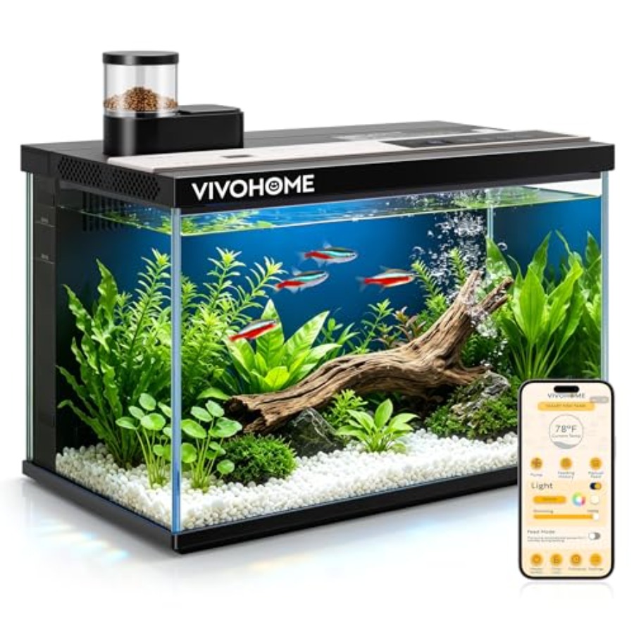 Aquarium Fish Auto Feeder - 5 Gallon Smart Fish Tank with