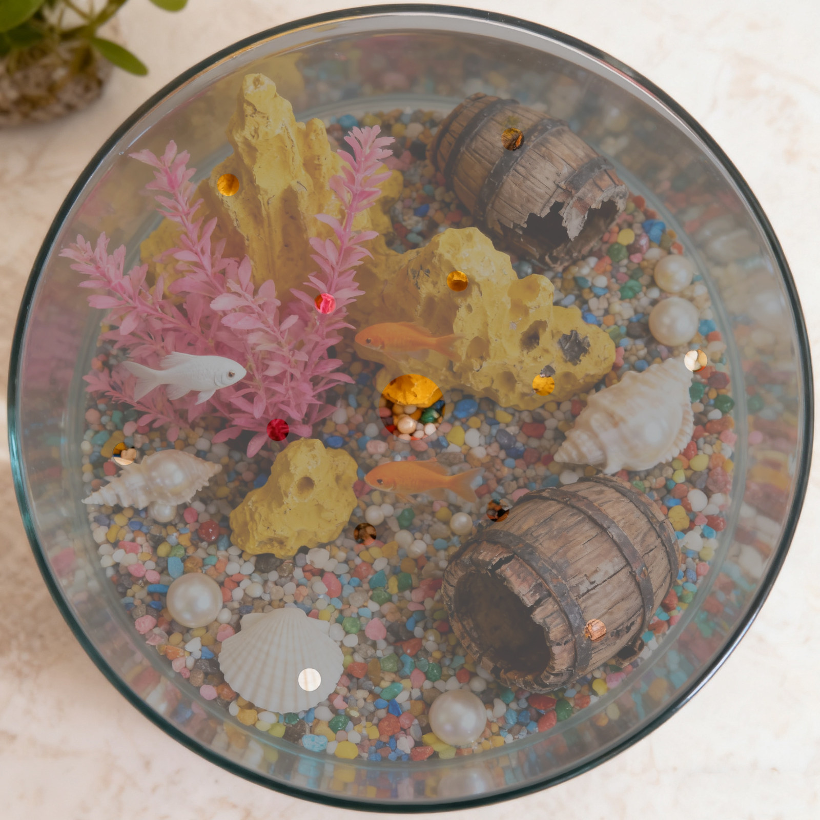 Aquarium Fish Jumping - Round Acrylic Aquarium Anti-Escaping Lid Transparent