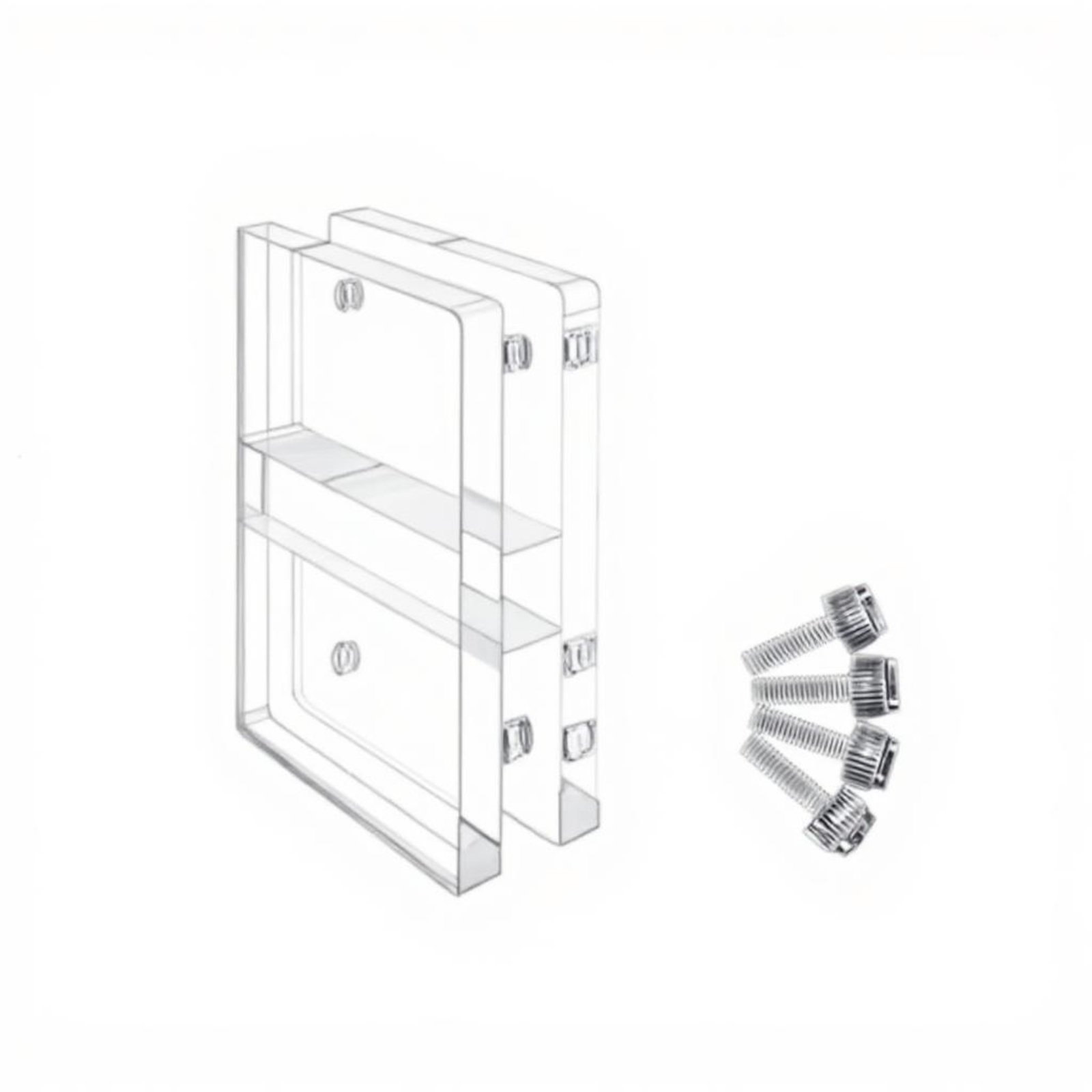 Aquarium Fish Jumping - Acrylic Aquarium Jump Guard Divider Set