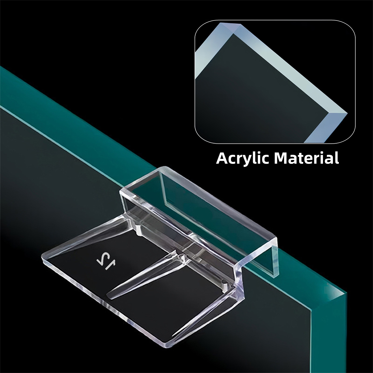 10Pcs Transparent Acrylic Fish - Aquarium Fish Quarantine のレビューと価格