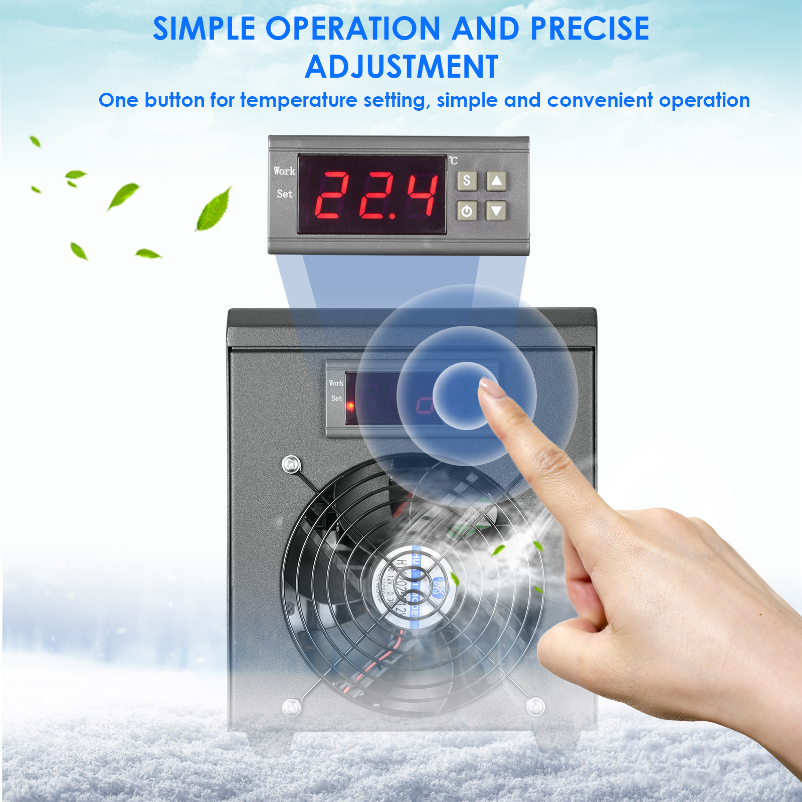 180W Aquarium Water Chiller 55 - Aquarium Heater Submersible のレビューと価格