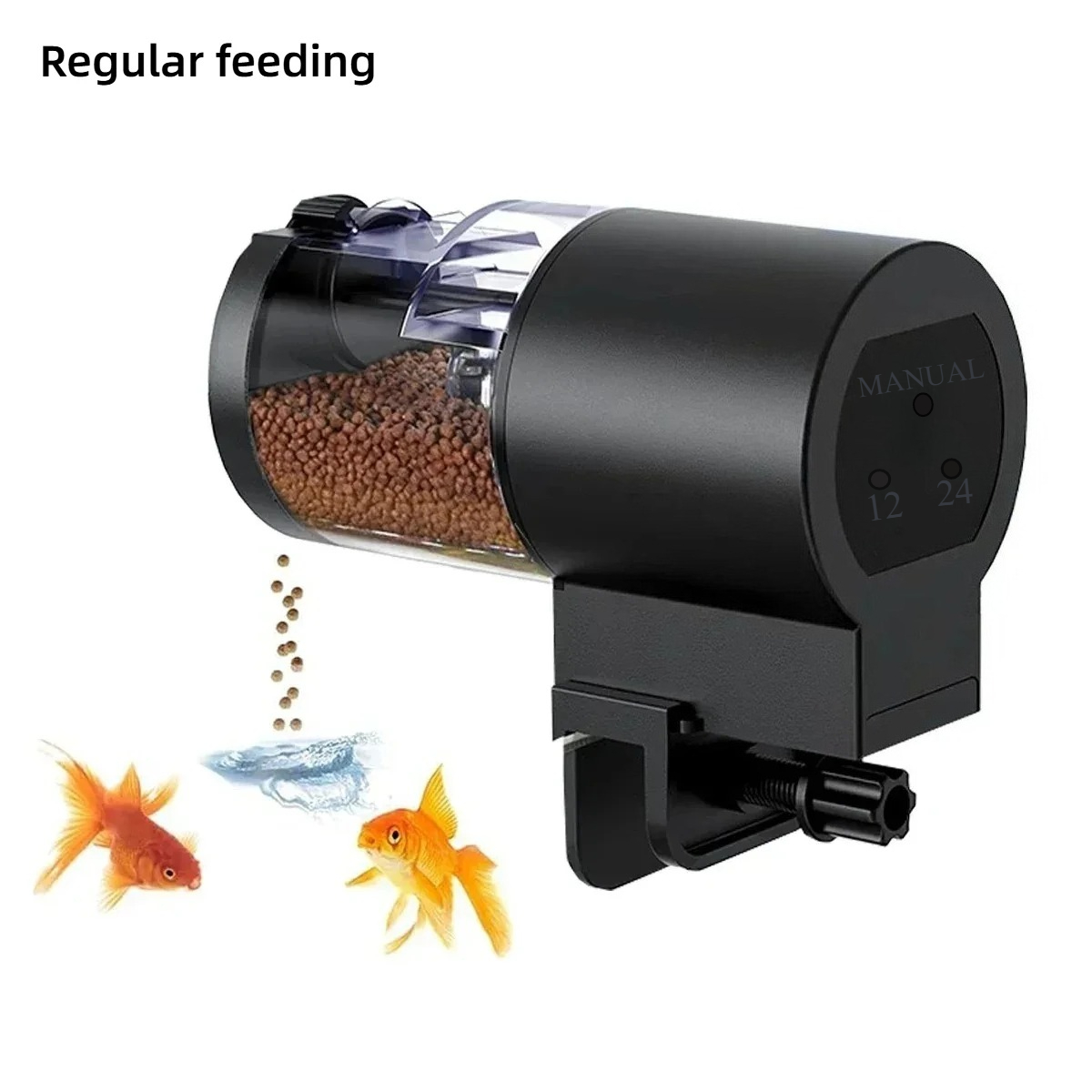 Automatic Fish Feeder 100ML Ca - Aquarium Fish Auto Feeder のレビューと価格