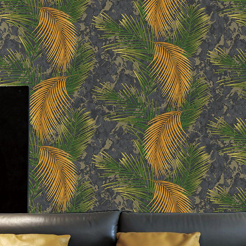 3D Tropical Banana Leaf Wallpa - Background Film 3D のレビューと価格