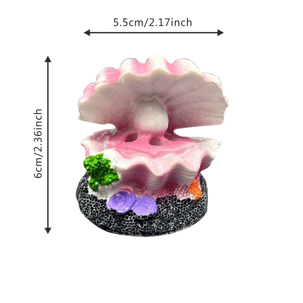 Cute Shell Shape Bubble Stone  - Aquarium Fish Cartoon のレビューと価格