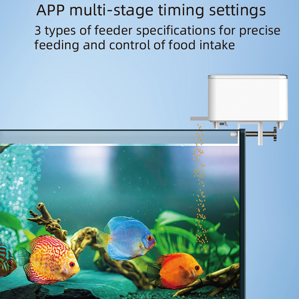 WiFi Smart Automatic Feeder Aq - Aquarium Fish Auto Feeder のレビューと価格