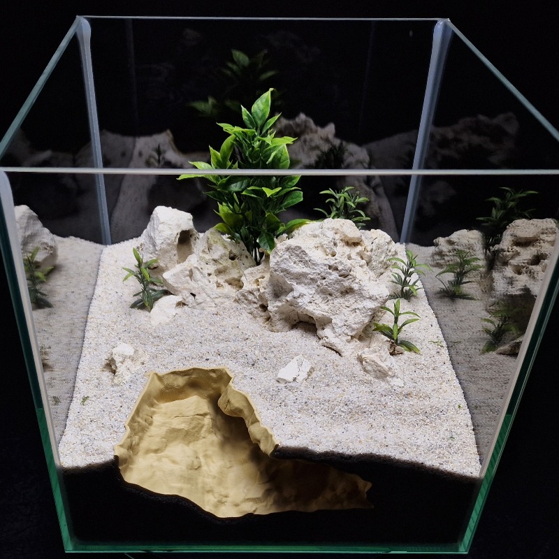 3D Printed High Sim Natural Ro - Aquarium Fish Hide のレビューと価格