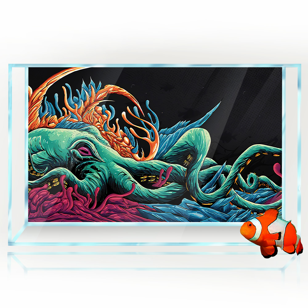 Aquarium Background Sticker -  - Aquarium Fish Monster のレビューと価格