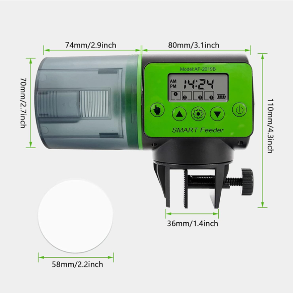 Automatic fish tank feeder int - Aquarium Fish Auto Feeder のレビューと価格