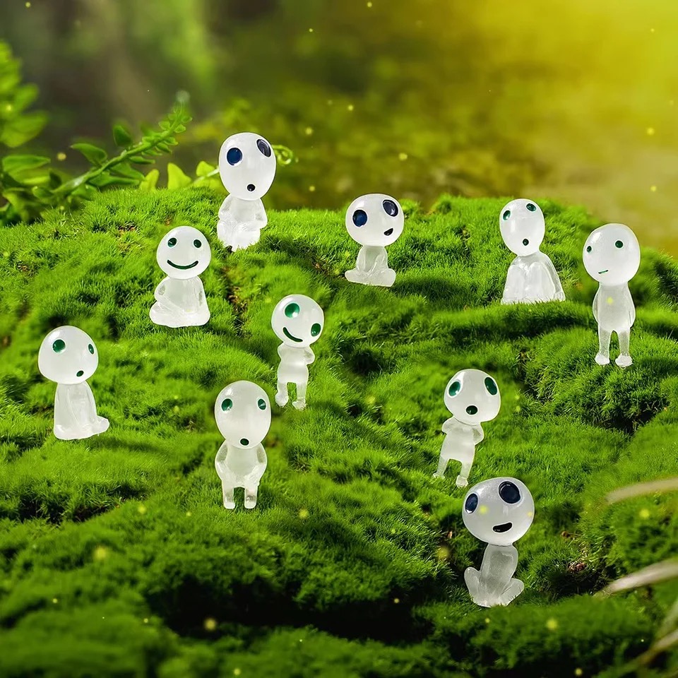 10Pcs Mini Kodama Luminous Elv - Aquarium Fish Cartoon のレビューと価格