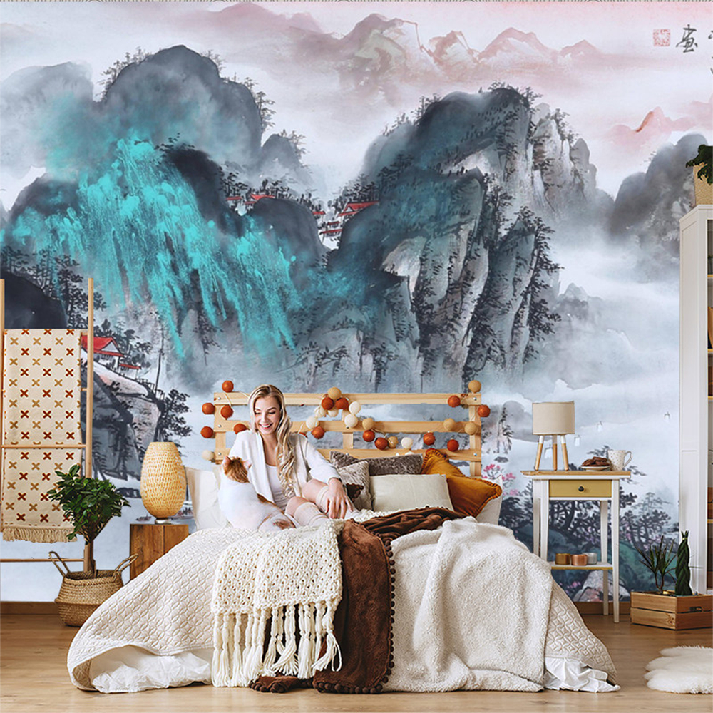 Chinese wallpapers for living  - Background Film 3D のレビューと価格