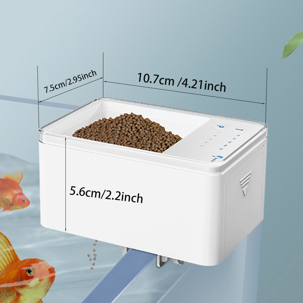 100ML Large Capacity Fish Feed - Aquarium Fish Auto Feeder のレビューと価格