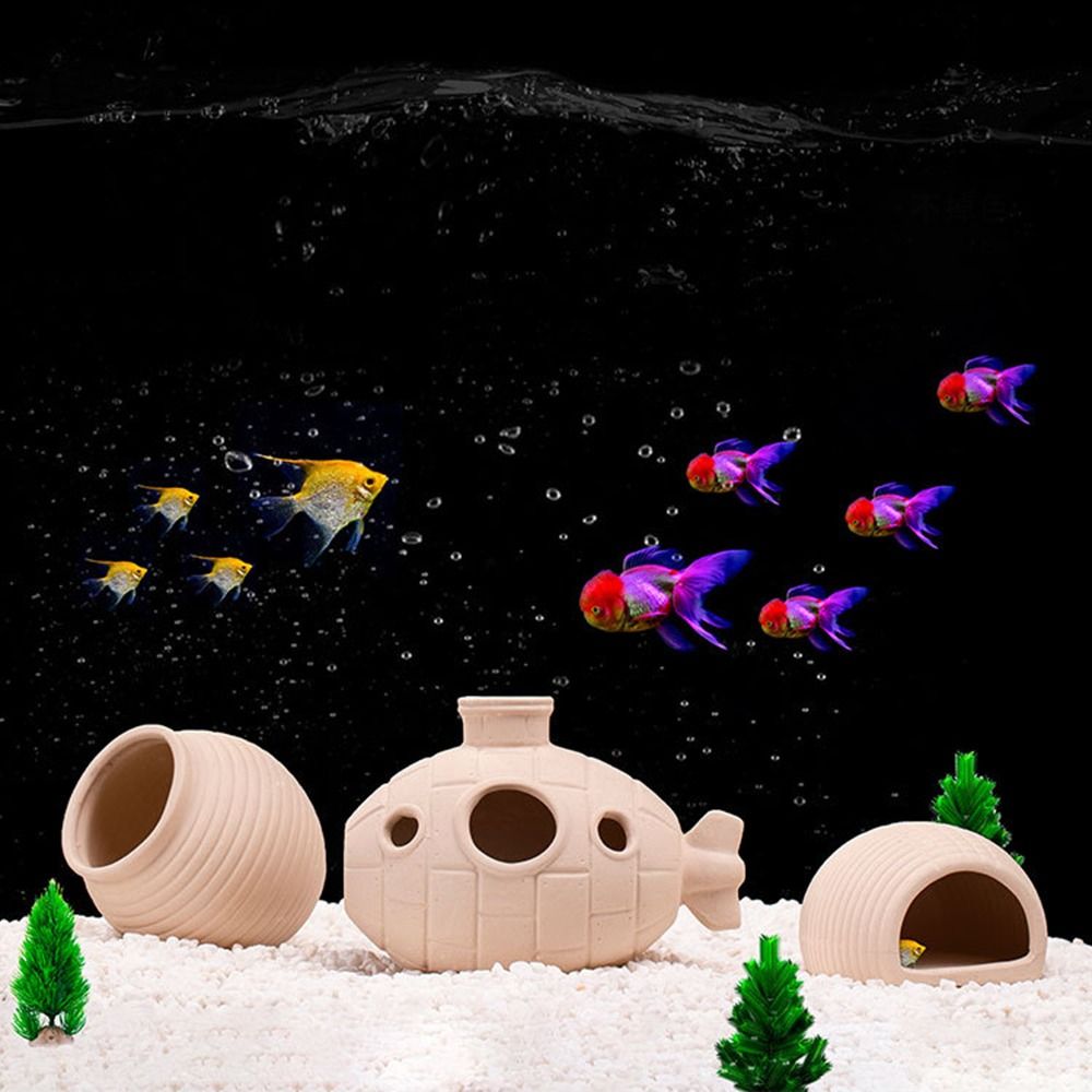 Ceramic Aquarium Shrimp Hideaw - Aquarium Fish Hide のレビューと価格