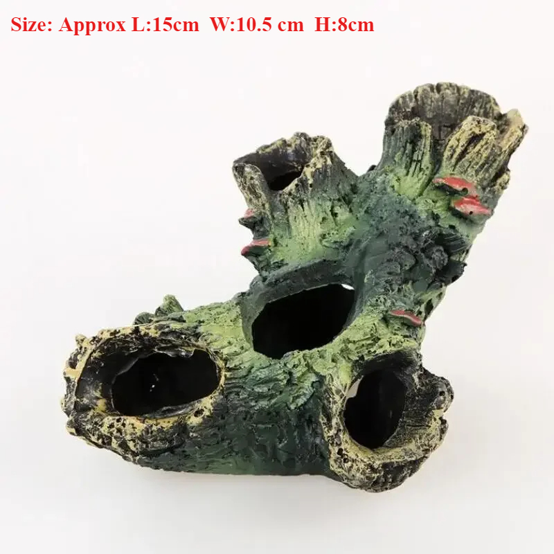 Resin Rockery Fish Tank Landsc - Aquarium Fish Hide のレビューと価格