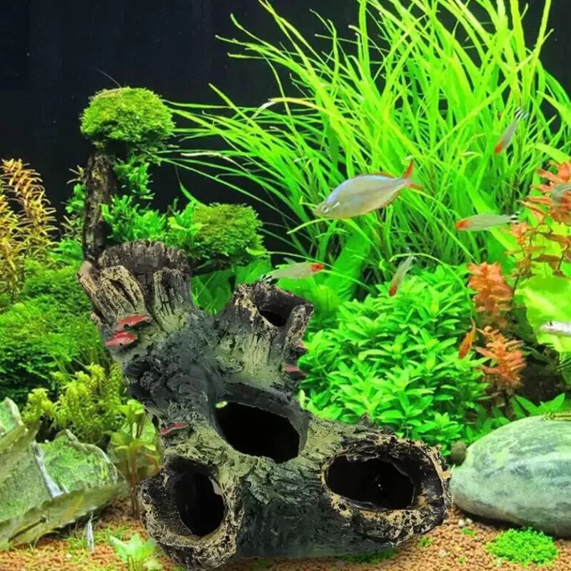 Resin Rockery Fish Tank Landsc - Aquarium Fish Hide のレビューと価格