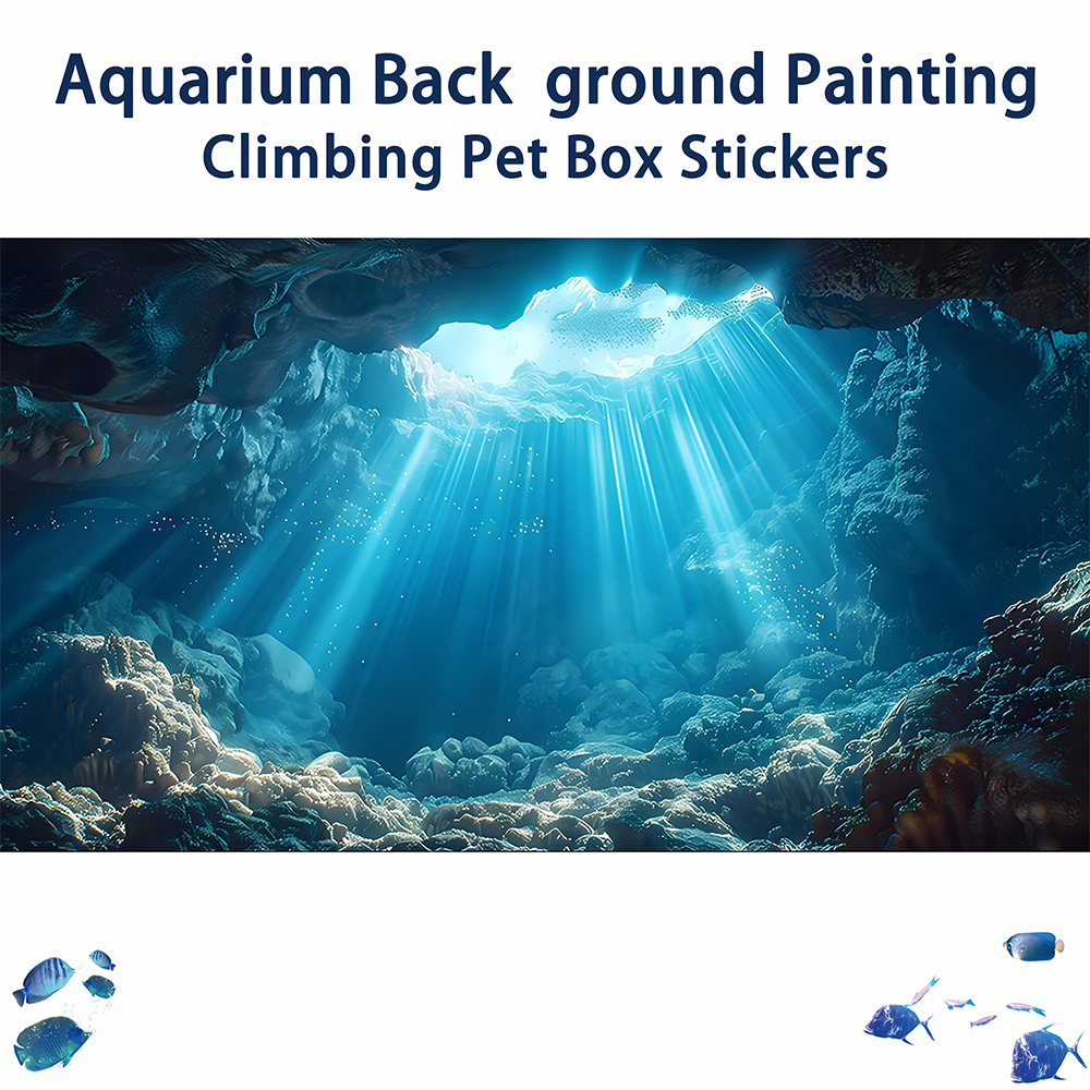 Sunshine Cave, Fish Tank Backg - Aquarium Fish Hide のレビューと価格