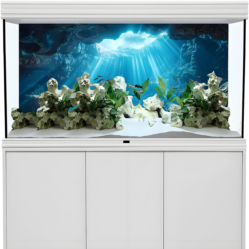 Sunshine Cave, Fish Tank Backg - Aquarium Fish Hide のレビューと価格