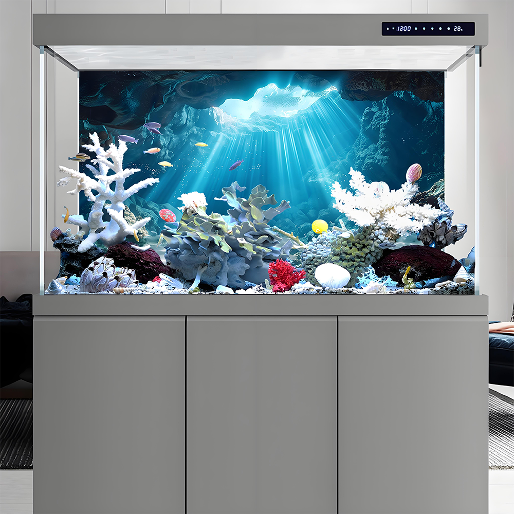 Sunshine Cave, Fish Tank Backg - Aquarium Fish Hide のレビューと価格