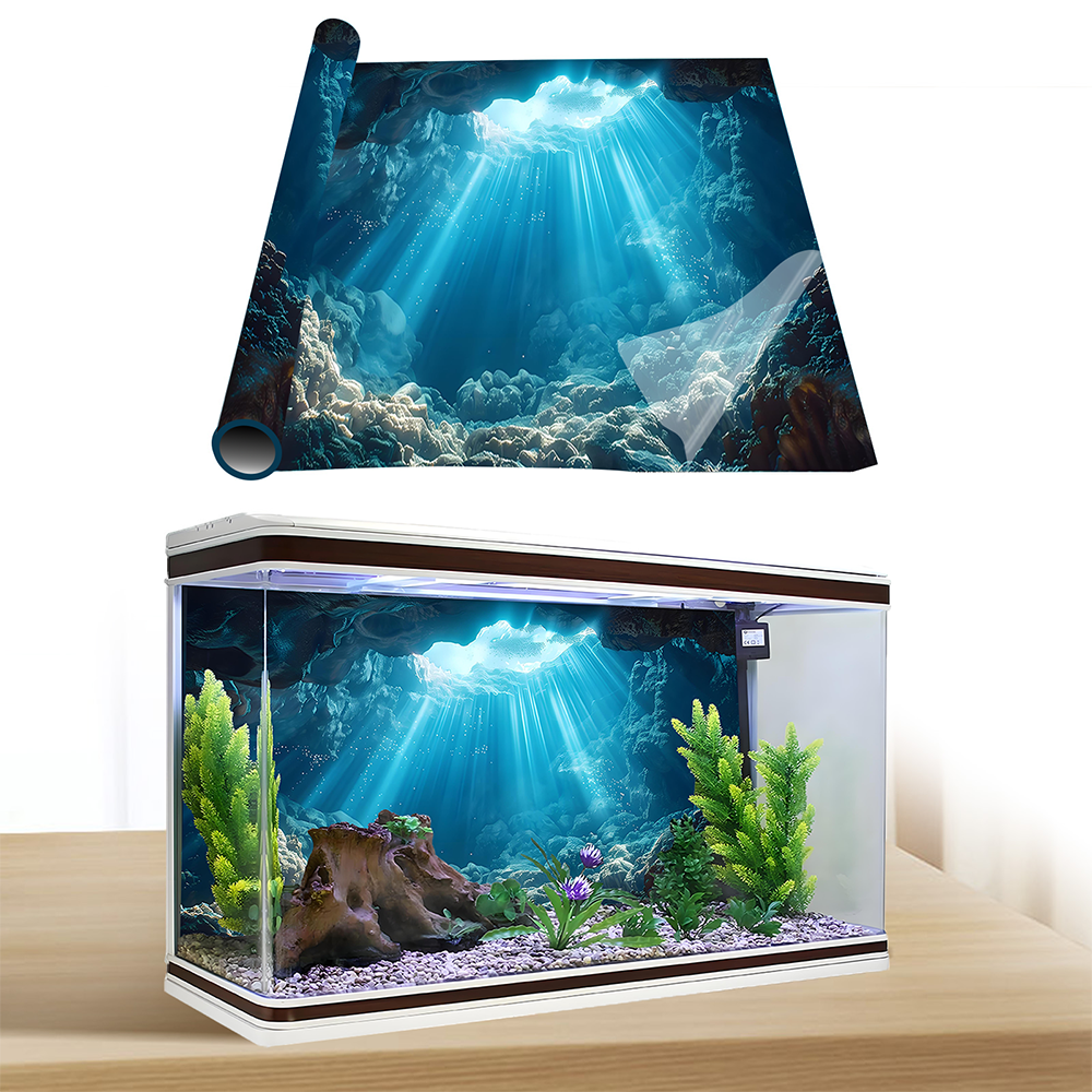 Sunshine Cave, Fish Tank Backg - Aquarium Fish Hide のレビューと価格