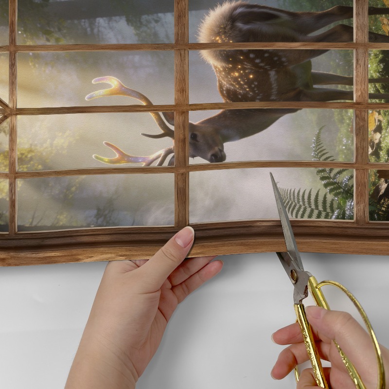 80x180cm 3D Fake Arch Window W - Background Film 3D のレビューと価格