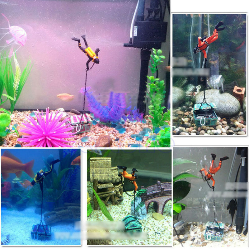 Treasure Frogman Aquarium Orna - Aquarium Fish Of The World のレビューと価格