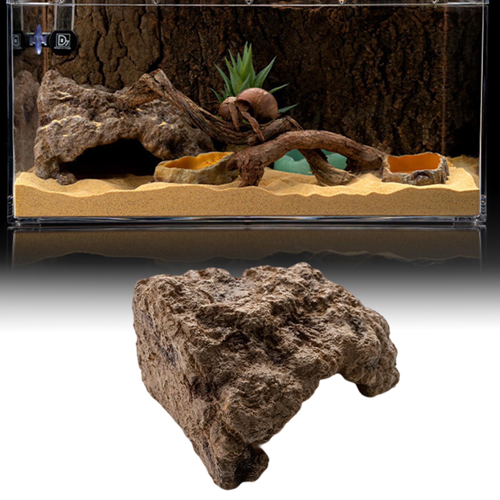 Resin Reptile Hide Cave Artifi - Aquarium Fish Hide のレビューと価格