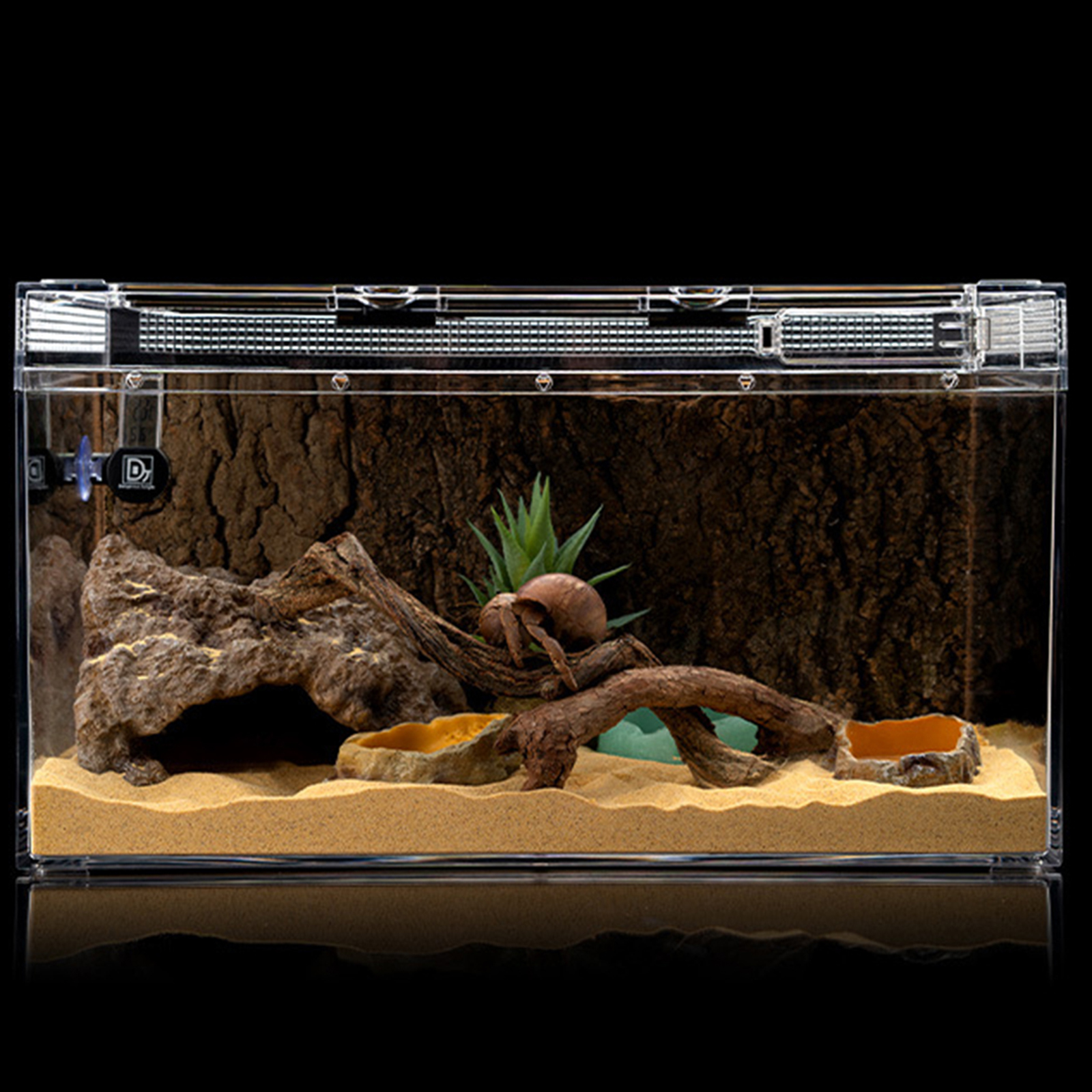 Resin Reptile Hide Cave Artifi - Aquarium Fish Hide のレビューと価格