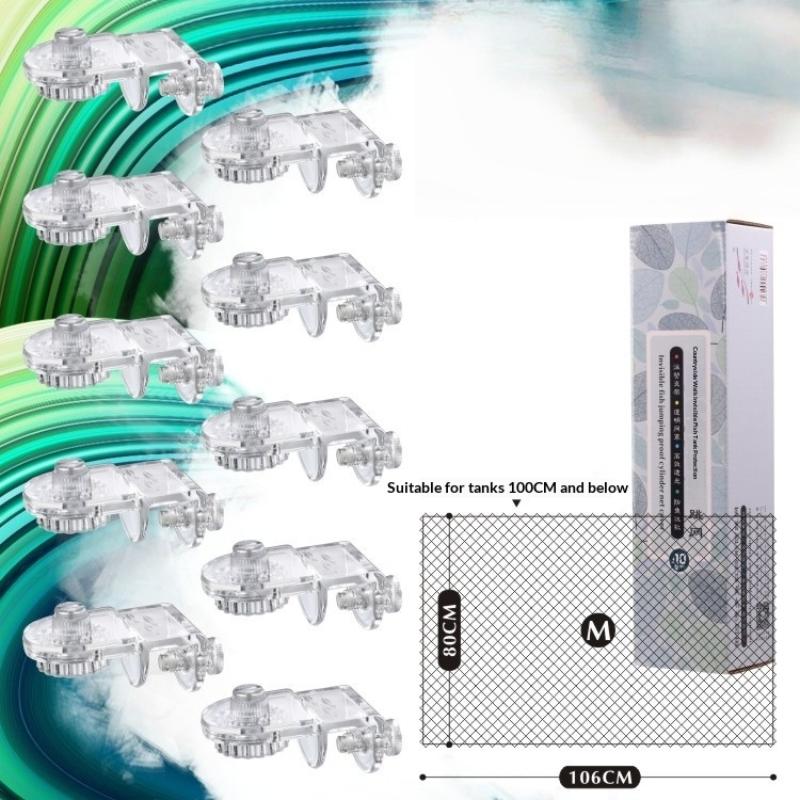 1 Set Fish Tank Net Holder Acr - Aquarium Fish Jumping のレビューと価格