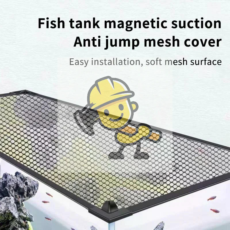 Durable Magnetic Fish Tank Lid - Aquarium Fish Jumping のレビューと価格