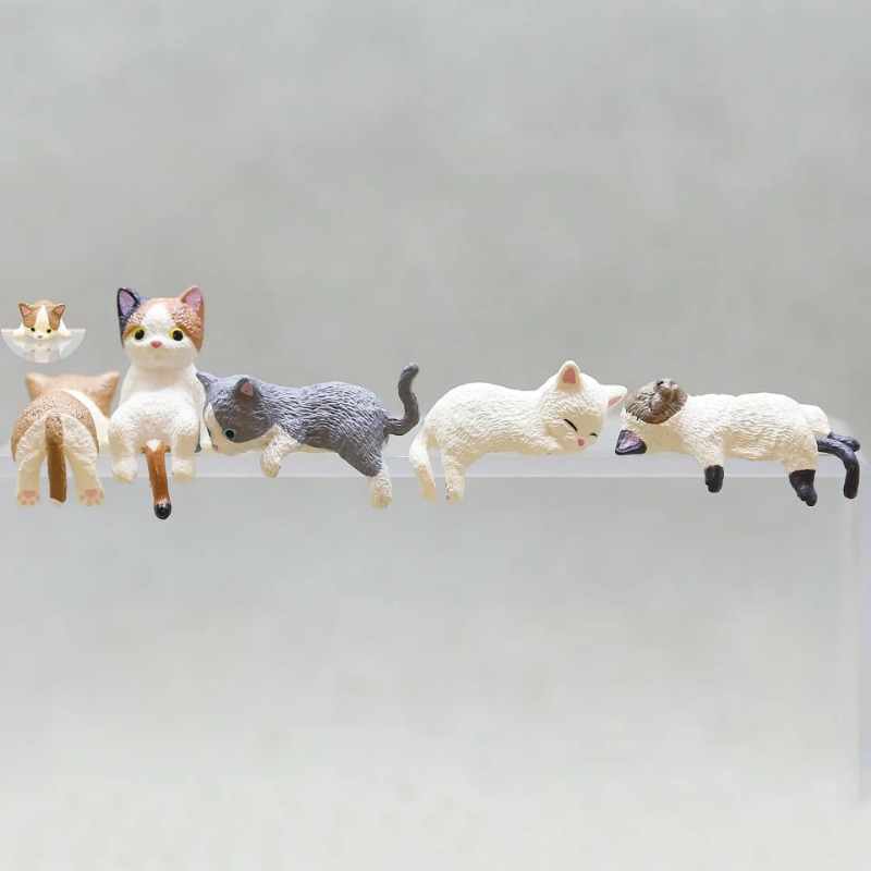 1Pc Cute Cartoon Cat PVC Home  - Aquarium Fish Cartoon のレビューと価格