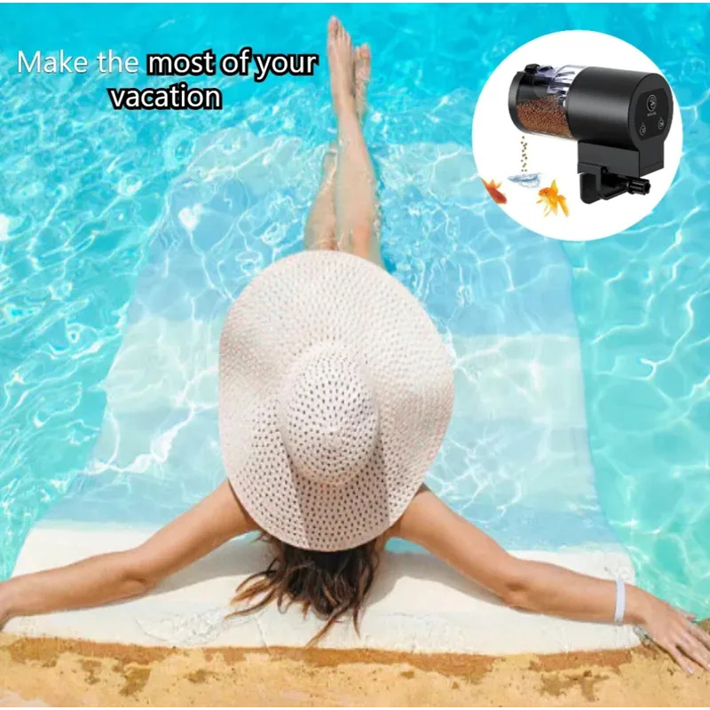 Automatic Fish Food Dispenser  - Aquarium Fish Auto Feeder のレビューと価格