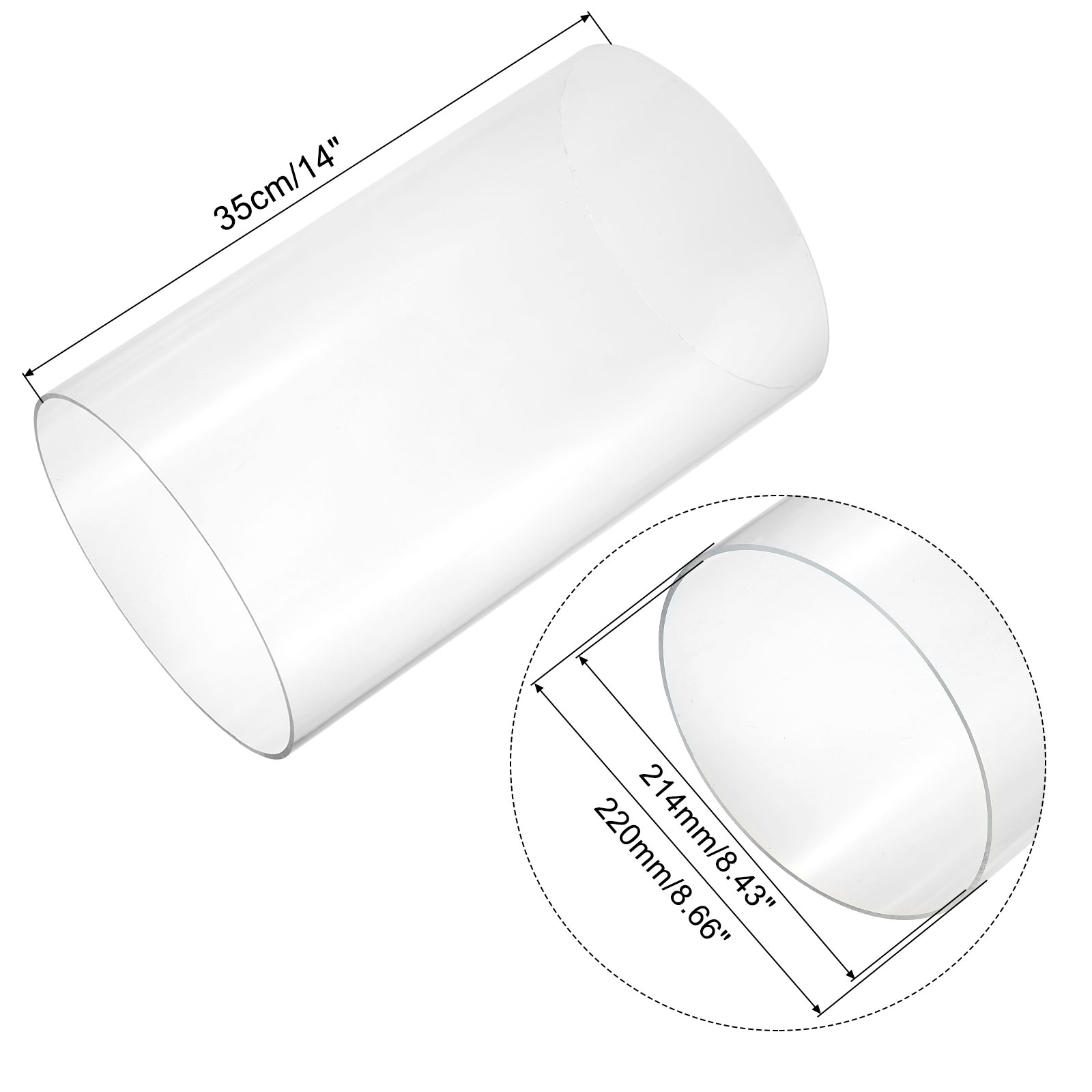 350mm Transparent Acrylic Aqua - Aquarium Fish House のレビューと価格