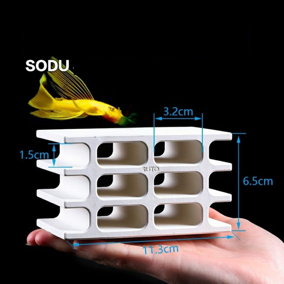 White Ceramics Tank Aquarium F - Aquarium Fish Hide のレビューと価格