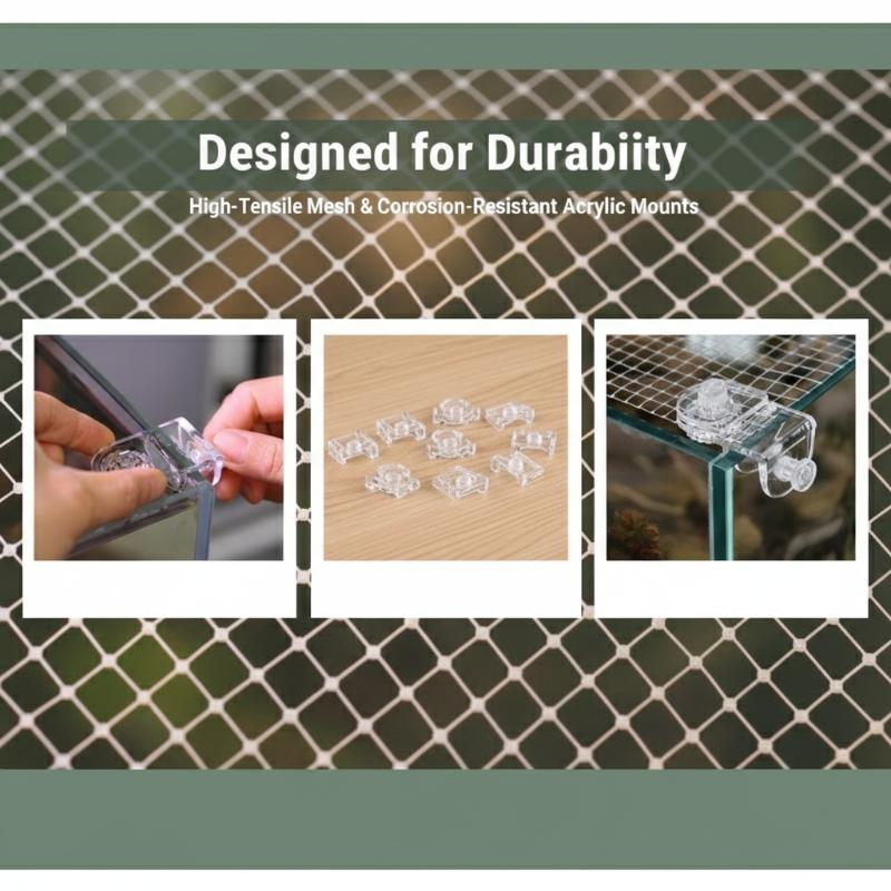 1Pcs Fish Tank Net Anti Jumpin - Aquarium Fish Jumping のレビューと価格