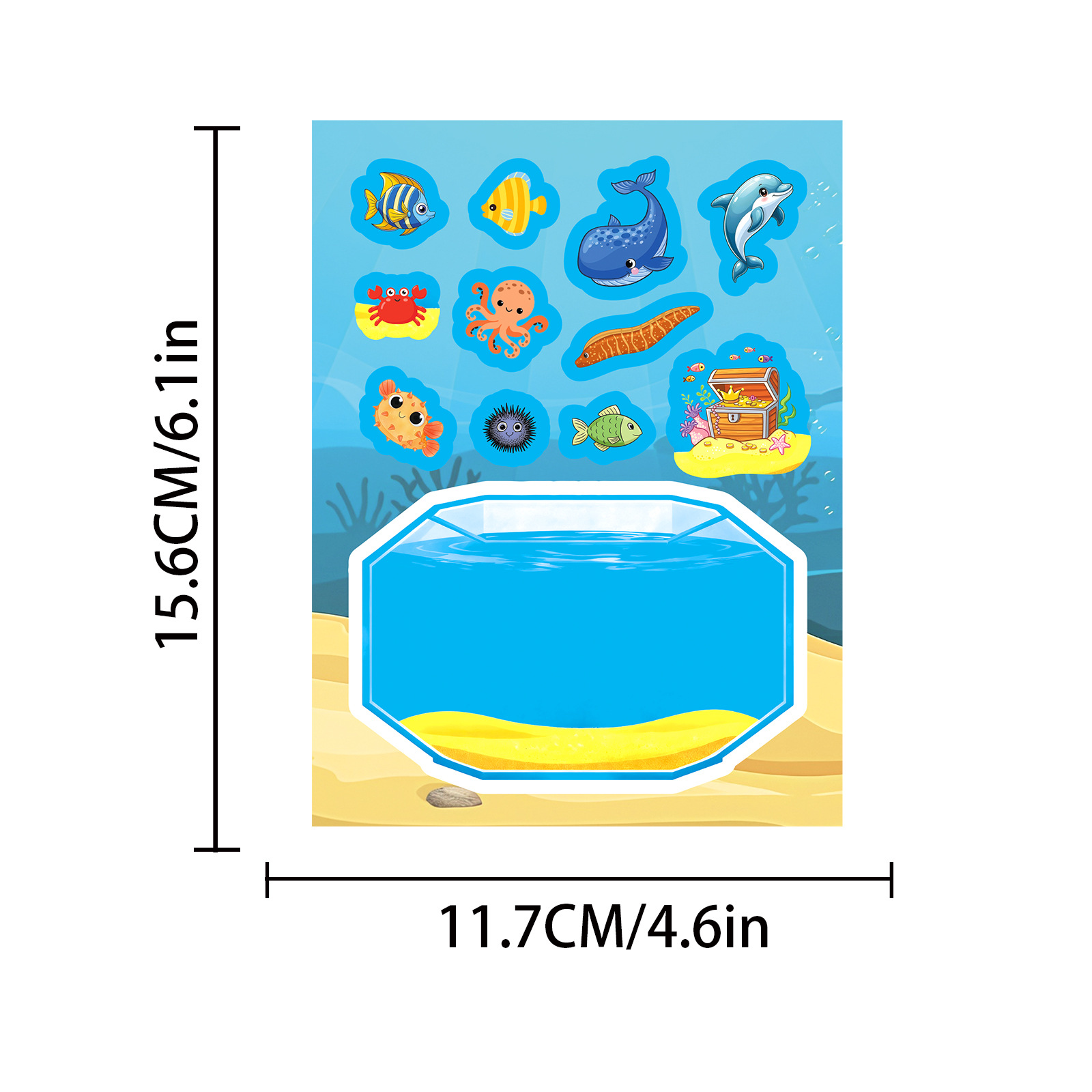 8Sheets Funny Cartoon Lucky Fi - Aquarium Fish Cartoon のレビューと価格