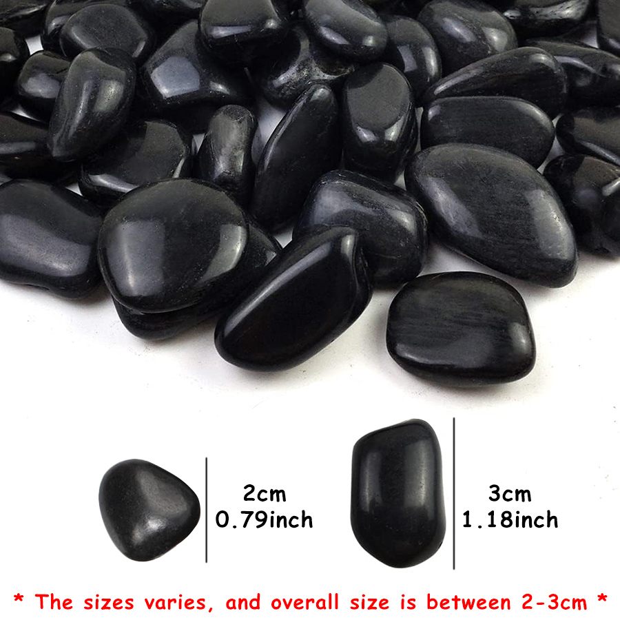 200g Black High Polished Natur - Aquarium Fish House のレビューと価格