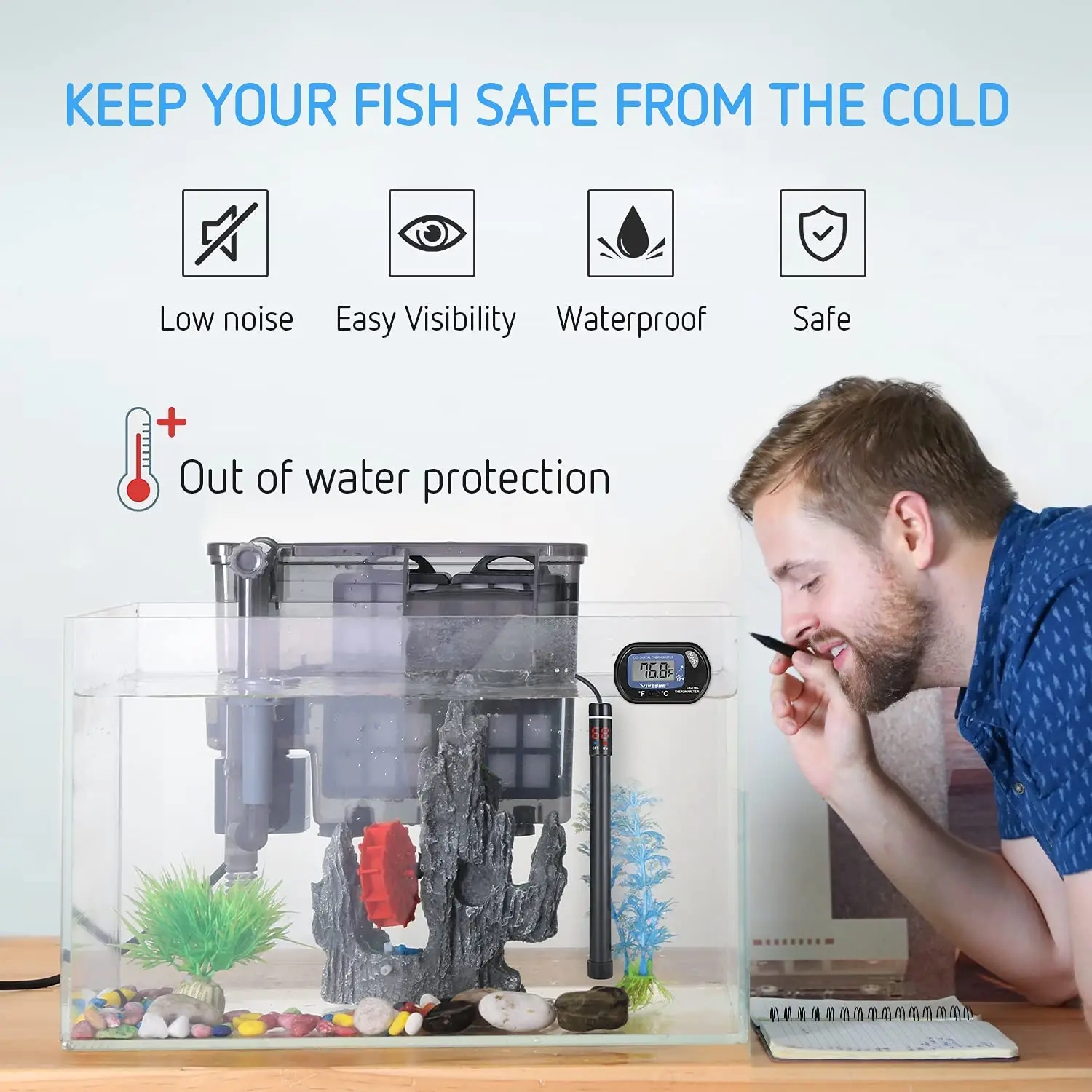 Adjustable Water Heating Rod f - Aquarium Heater Submersible のレビューと価格