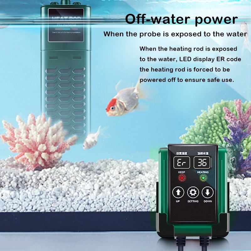 Adjustable Water Heating Rod f - Aquarium Heater Submersible のレビューと価格