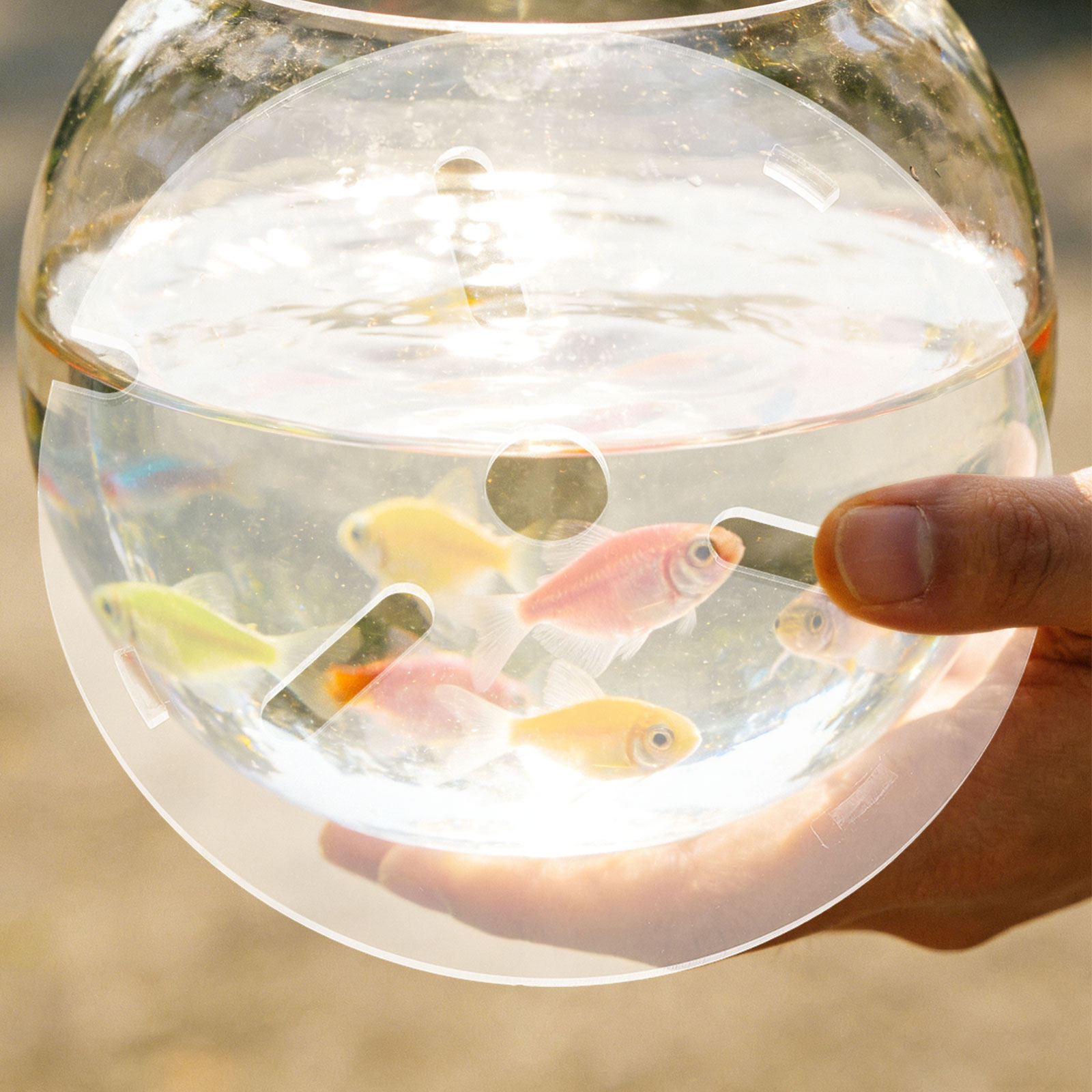 6 Inch Clear Acrylic Fish Tank - Aquarium Fish Jumping のレビューと価格