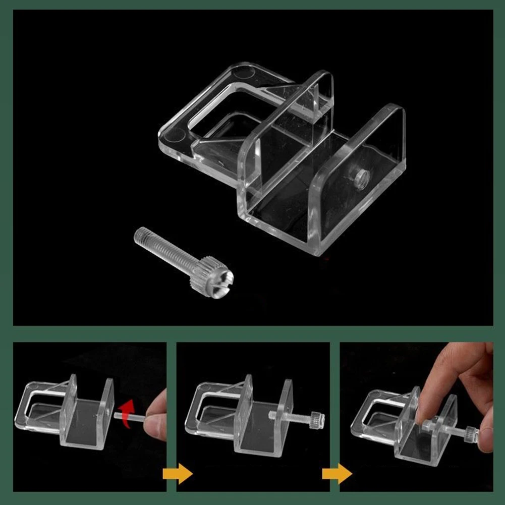 Aquarium Cover Clamp Acrylic F - Aquarium Fish Jumping のレビューと価格