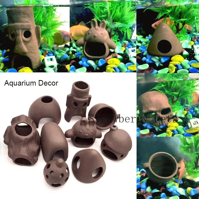 Ceramic Aquarium Decoration Fi - Aquarium Fish Hide のレビューと価格