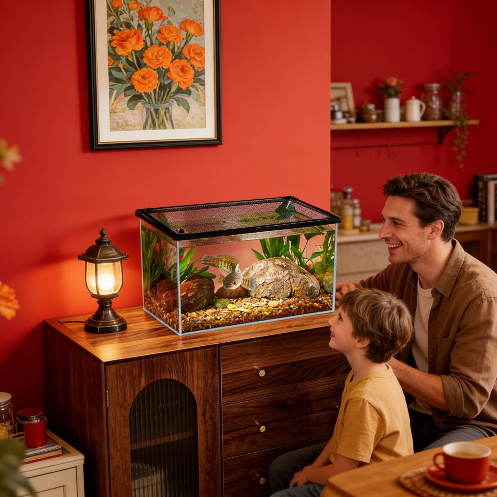Anti Jumping Magnetic Durable  - Aquarium Fish Jumping のレビューと価格