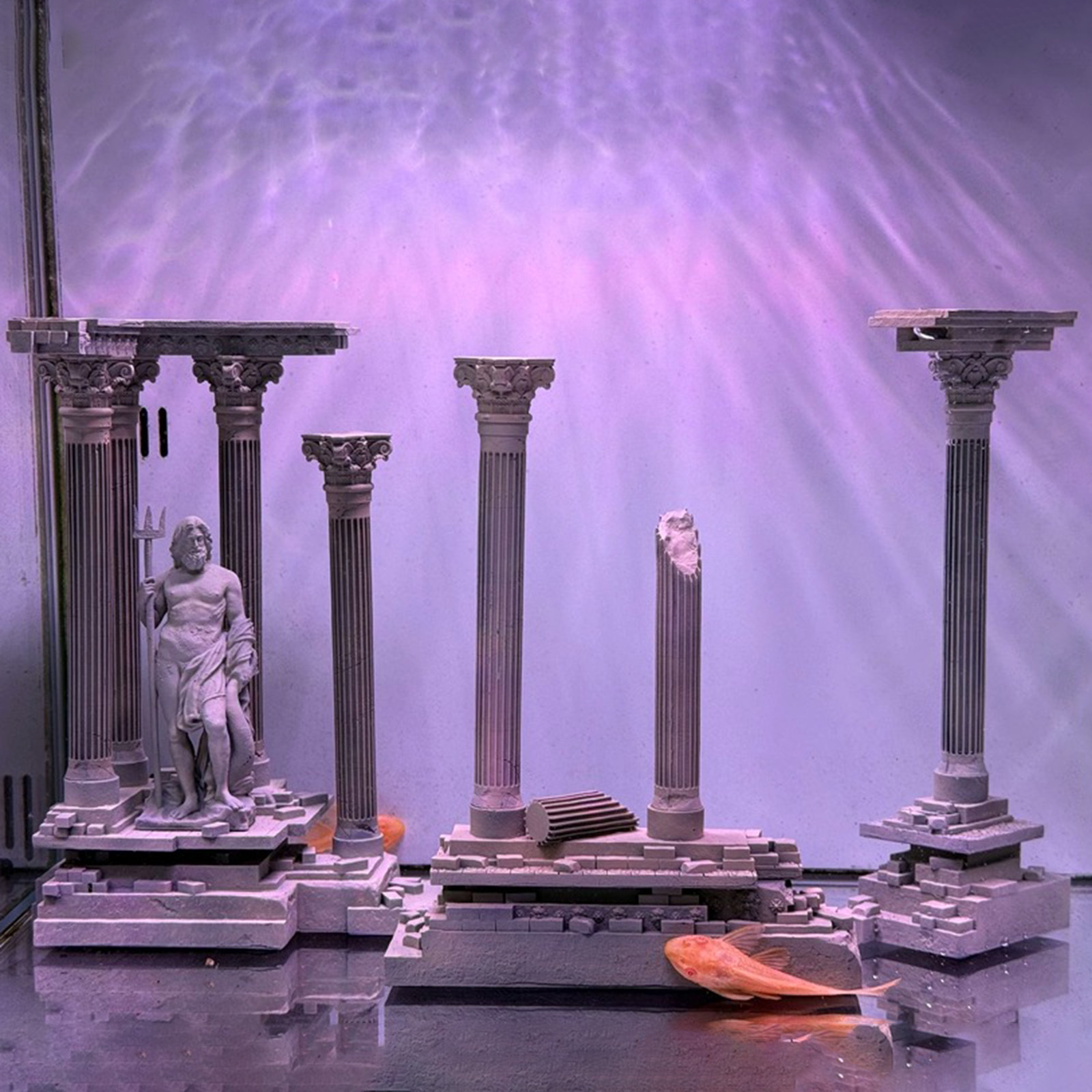 Roman Column Decoration Resin  - Aquarium Fish Cartoon のレビューと価格