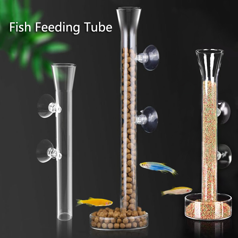 Glass Aquarium Feeder Tube Dis - Aquarium Fish Auto Feeder のレビューと価格