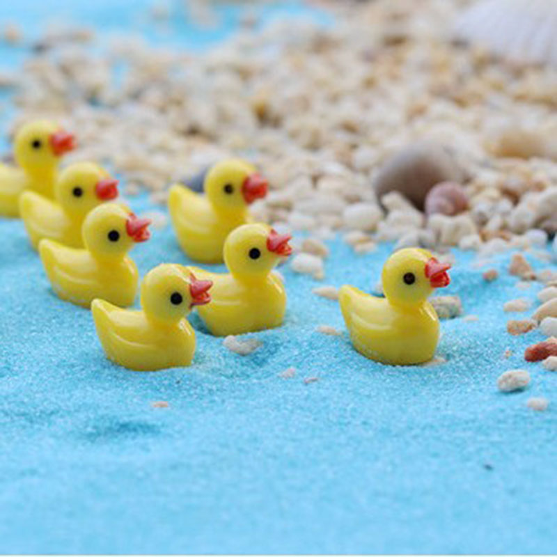 Cute Mini Yellow Duck Floating - Aquarium Fish Cartoon のレビューと価格