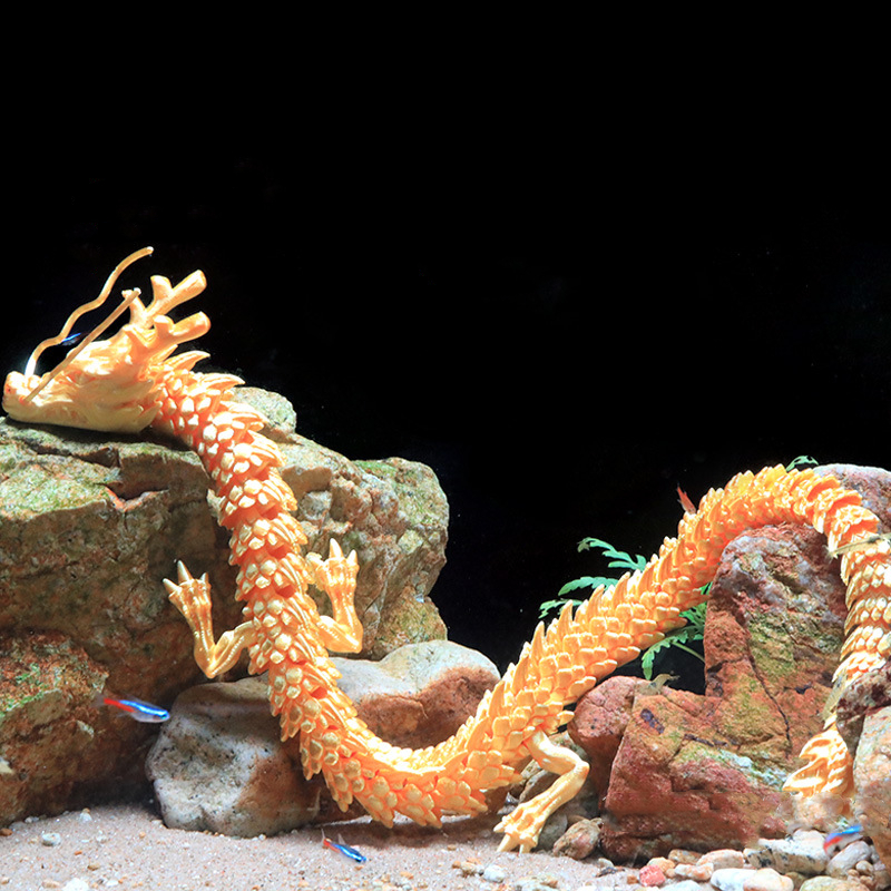 3D Printed Conjoined Dragon Or - Aquarium Fish Cartoon のレビューと価格