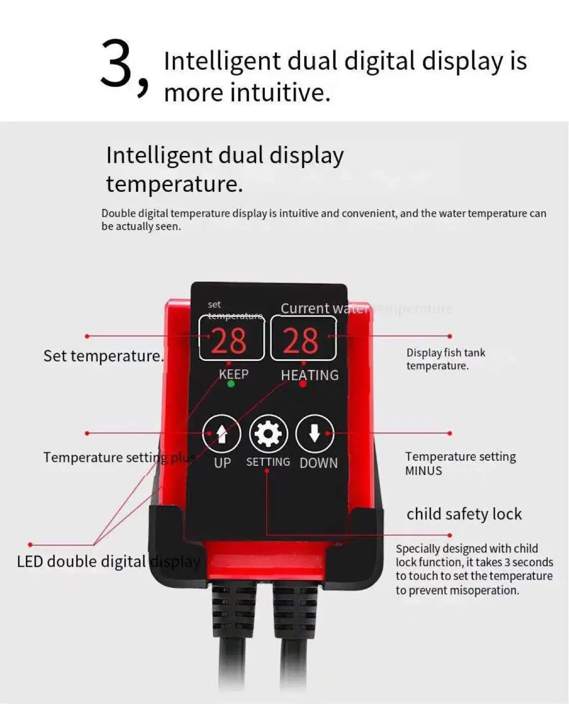 1000W Aquarium Submersible Hea - Aquarium Heater Submersible のレビューと価格
