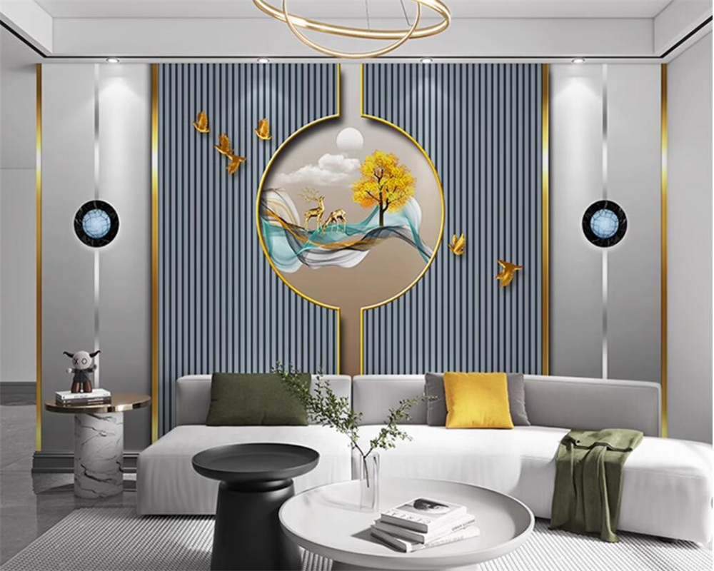 beibehang Customized TV backgr - Background Film 3D のレビューと価格