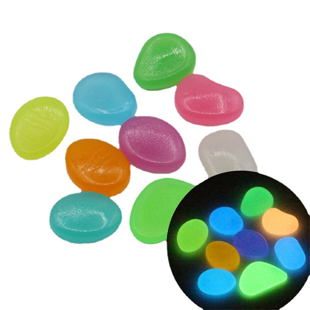 50pcs Luminous Stone Fluoresce - Aquarium Fish House のレビューと価格