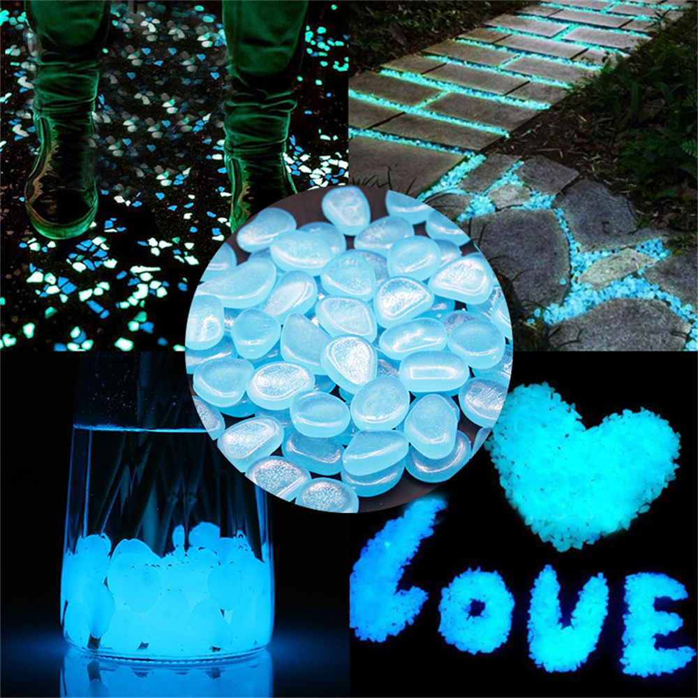 50pcs Luminous Stone Fluoresce - Aquarium Fish House のレビューと価格