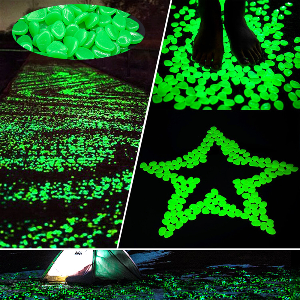 50pcs Luminous Stone Fluoresce - Aquarium Fish House のレビューと価格